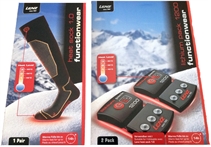 Picture of Lenz Heat Sock 1.0 Black/Red + 1200 Battery Set