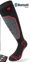 Picture of Lenz Heated Sock 1.0 Black/Red + 1800 battery Set